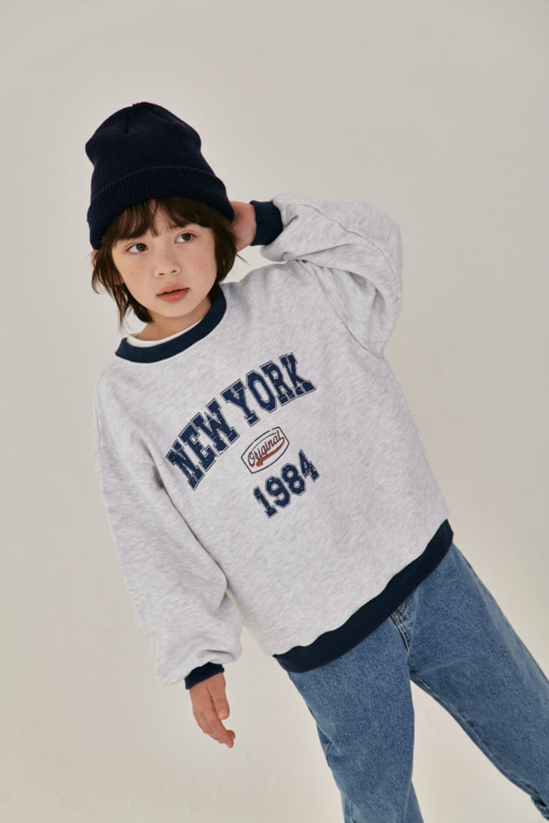 A-Market - Korean Children Fashion - #todddlerfashion - New York Sweatshirt - 7