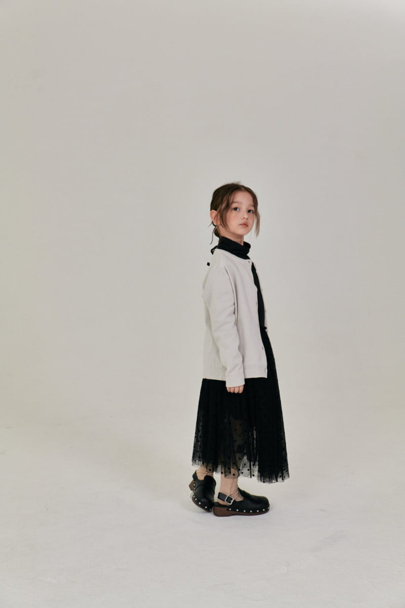 A-Market - Korean Children Fashion - #toddlerclothing - Slit Round Cardigan - 3