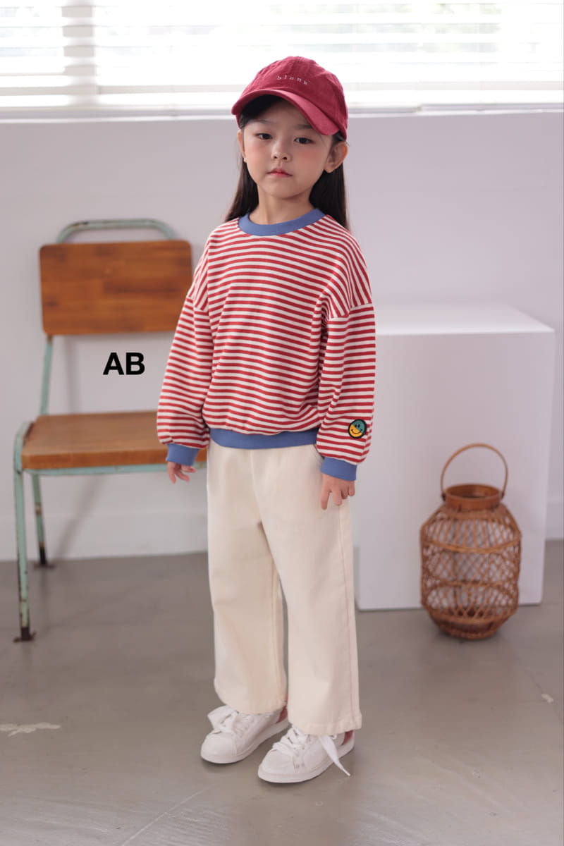 Ab - Korean Children Fashion - #childofig - Smile Color Sweatshirt - 2