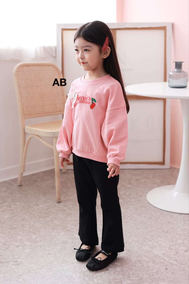 Ab - Korean Children Fashion - #childofig - Cherry Sweatshirt - 6