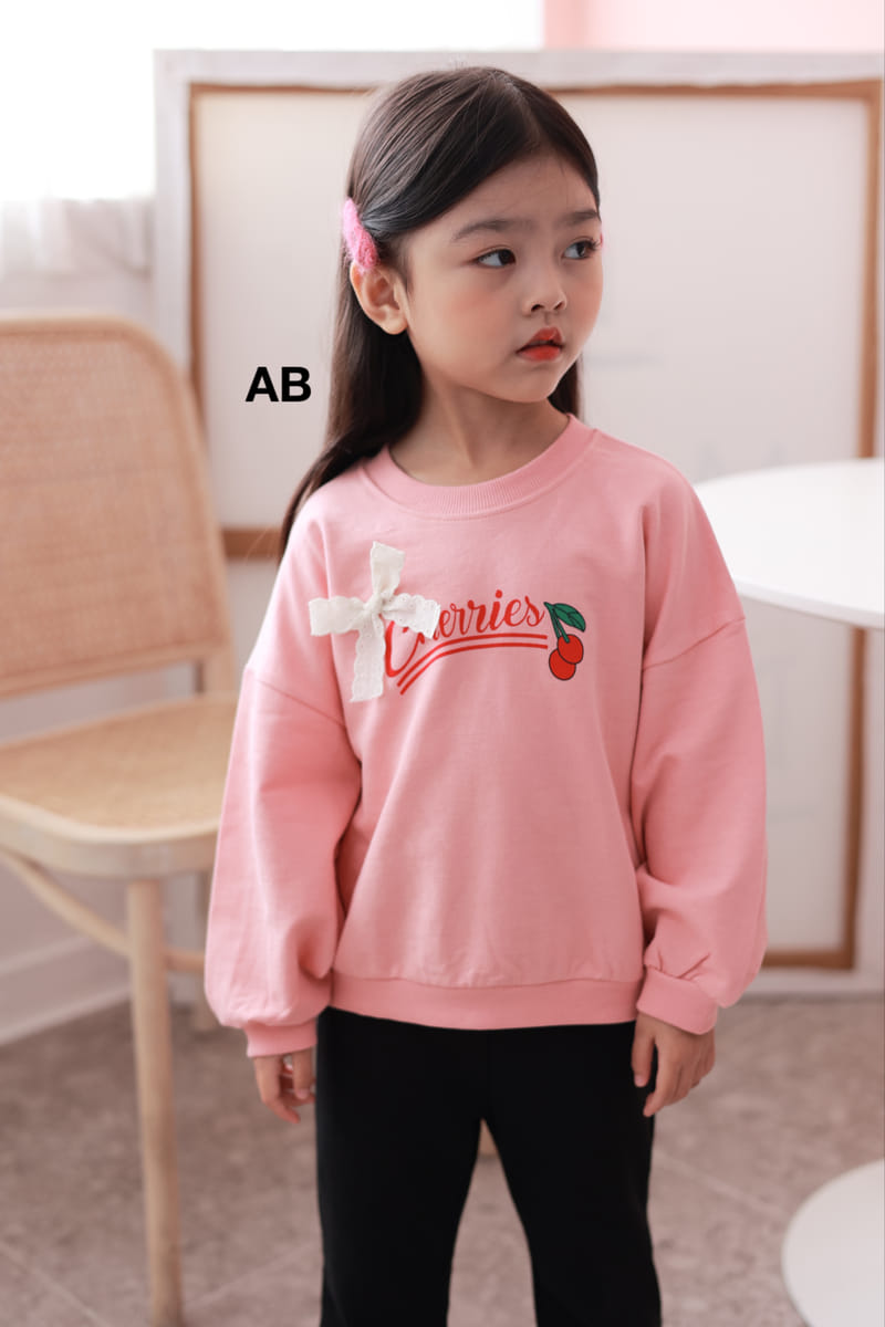 Ab - Korean Children Fashion - #childofig - Cherry Sweatshirt - 7