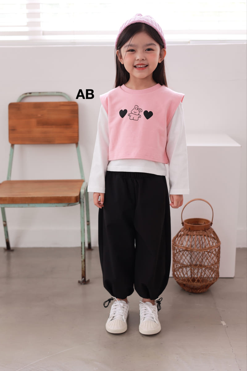 Ab - Korean Children Fashion - #childofig - Heart Rabbit Vest - 3