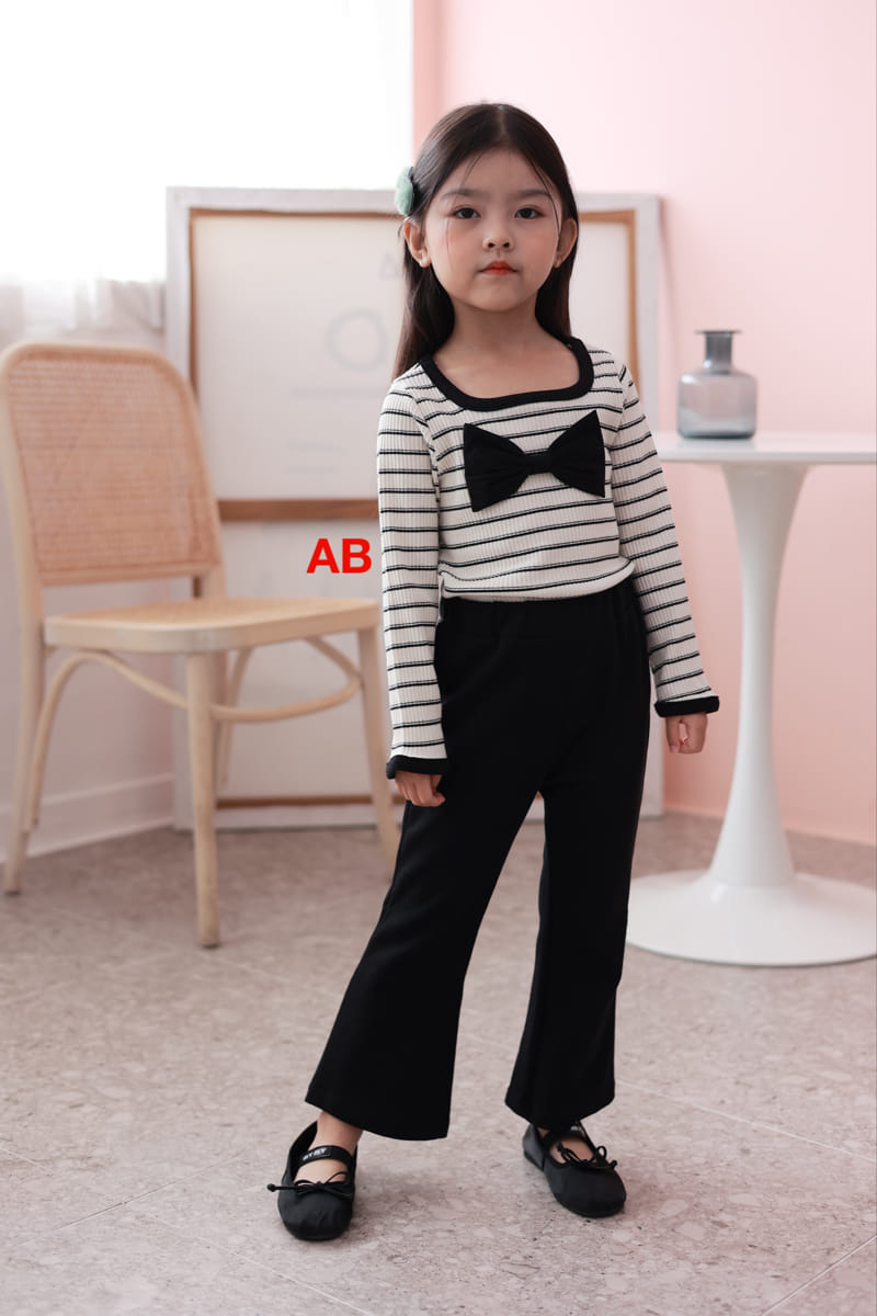 Ab - Korean Children Fashion - #childrensboutique - Ribbon Piping Tee - 5