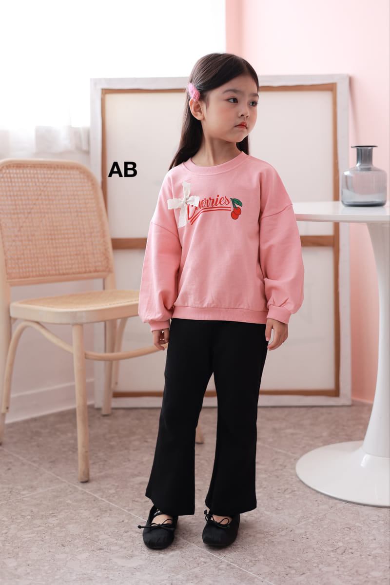 Ab - Korean Children Fashion - #designkidswear - Cherry Sweatshirt - 9