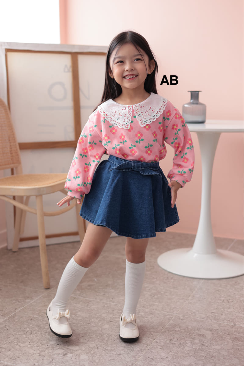 Ab - Korean Children Fashion - #designkidswear - Volume Collar Tee - 8