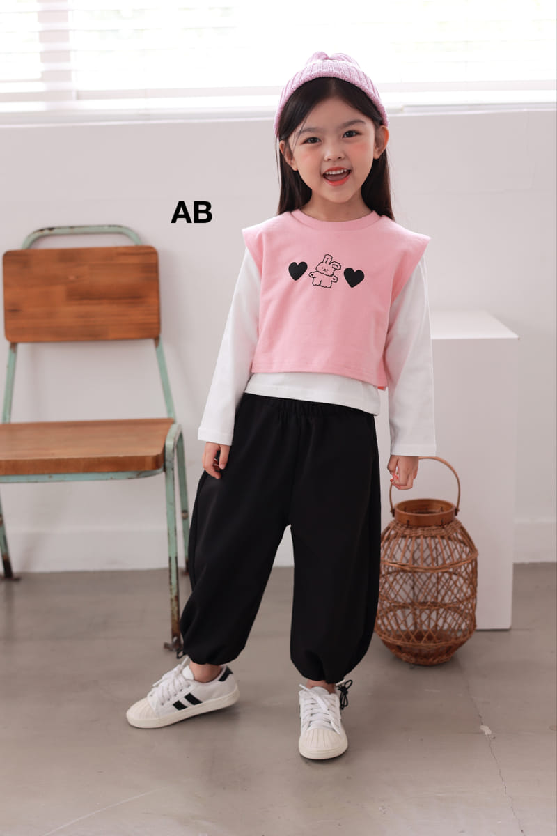 Ab - Korean Children Fashion - #discoveringself - Heart Rabbit Vest - 6