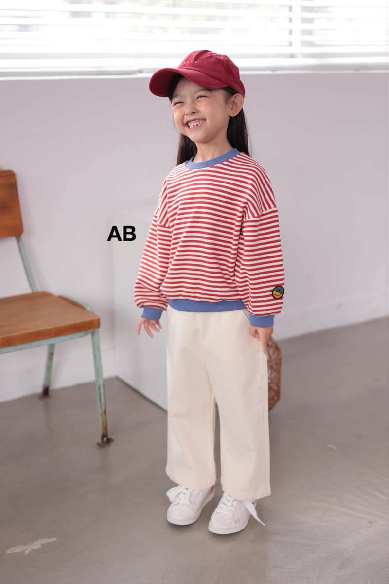 Ab - Korean Children Fashion - #kidsstore - Smile Color Sweatshirt - 8