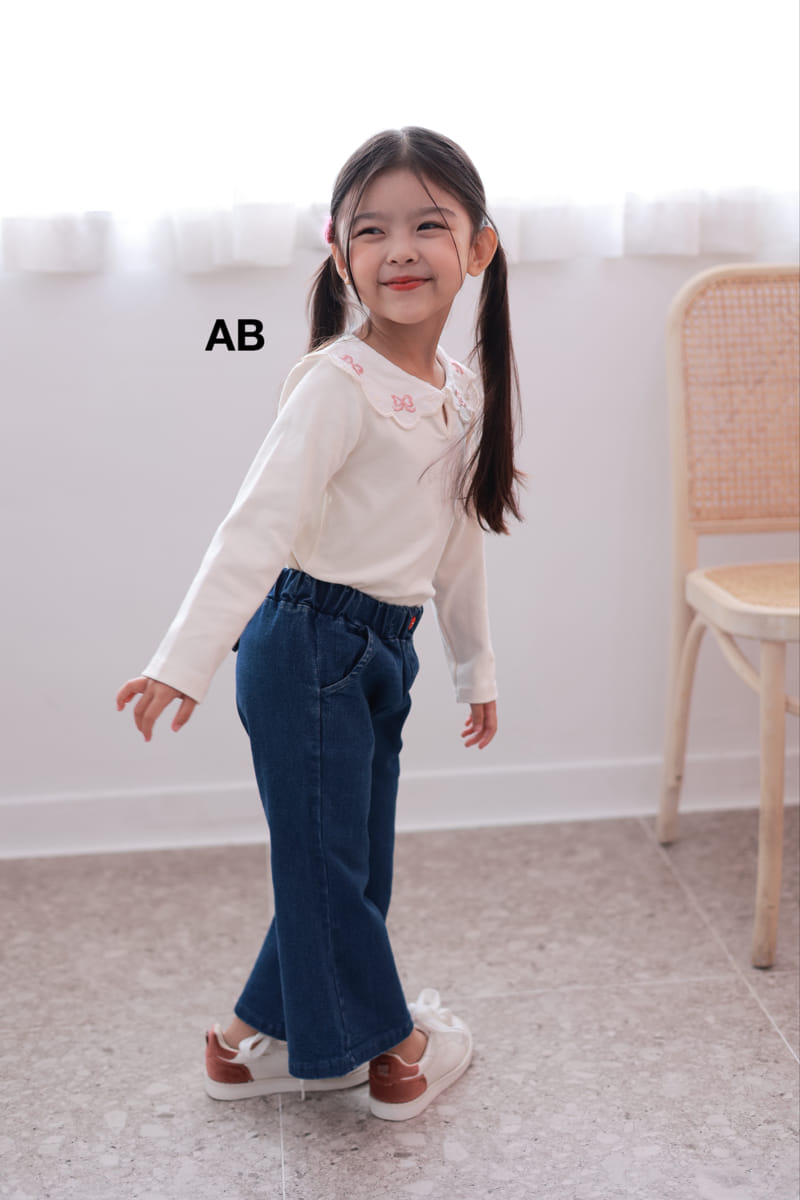 Ab - Korean Children Fashion - #kidsstore - Ribbon Pants - 2