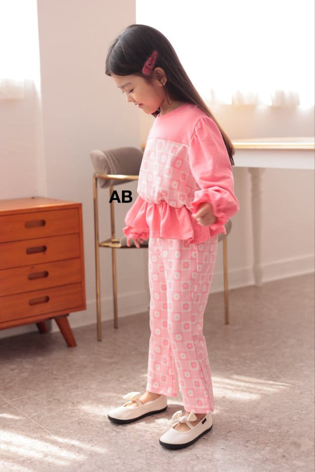 Ab - Korean Children Fashion - #kidsstore - Daisy Top Bottom Set - 3