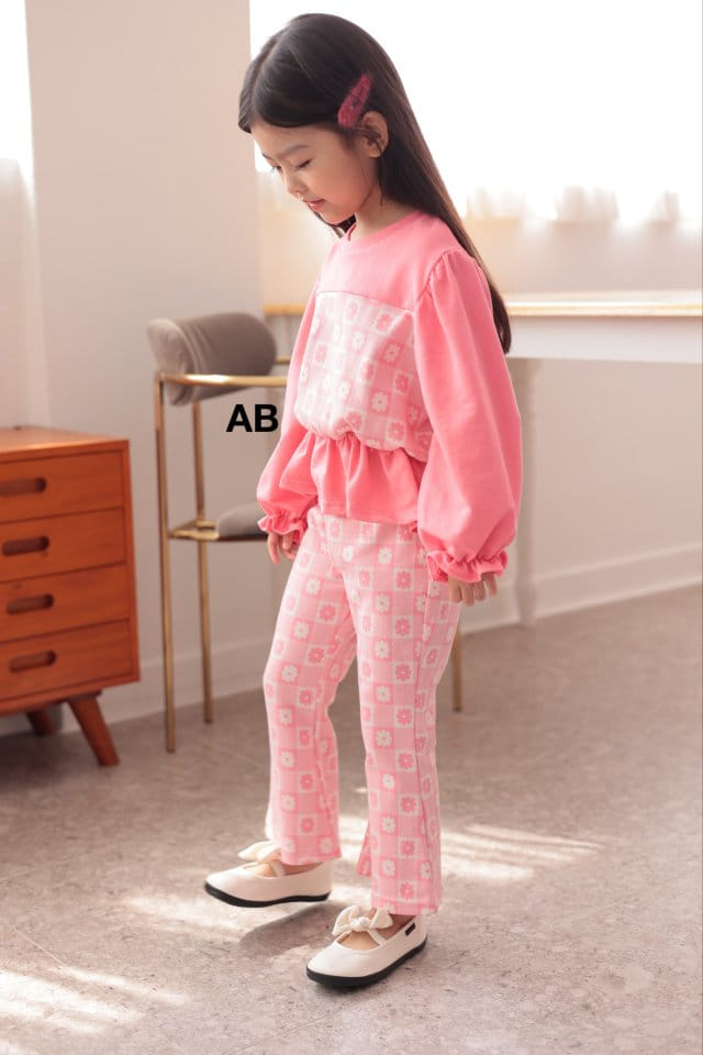 Ab - Korean Children Fashion - #kidsstore - Daisy Top Bottom Set - 4