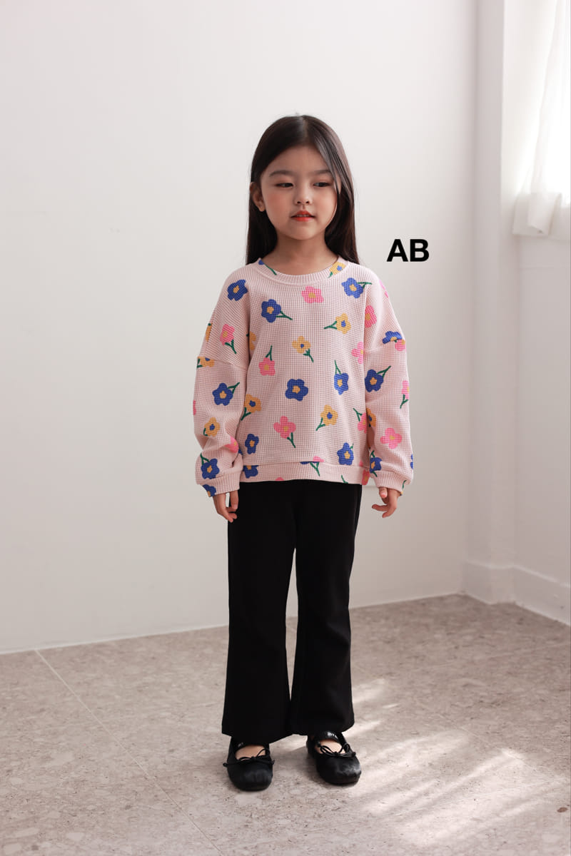 Ab - Korean Children Fashion - #kidzfashiontrend - Flower Sweatshirt - 5