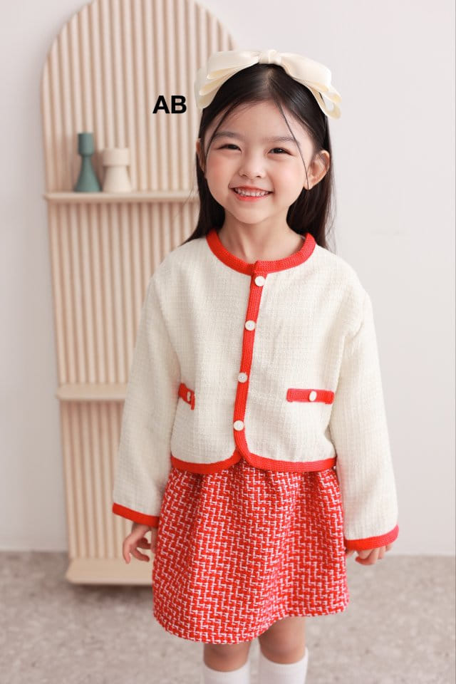 Ab - Korean Children Fashion - #littlefashionista - Twid Set