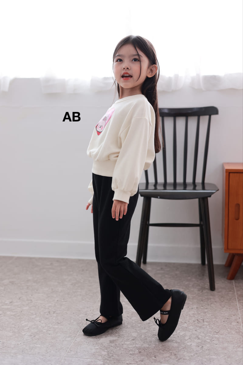 Ab - Korean Children Fashion - #Kfashion4kids - Cuty Rabbit Sweathirt - 4