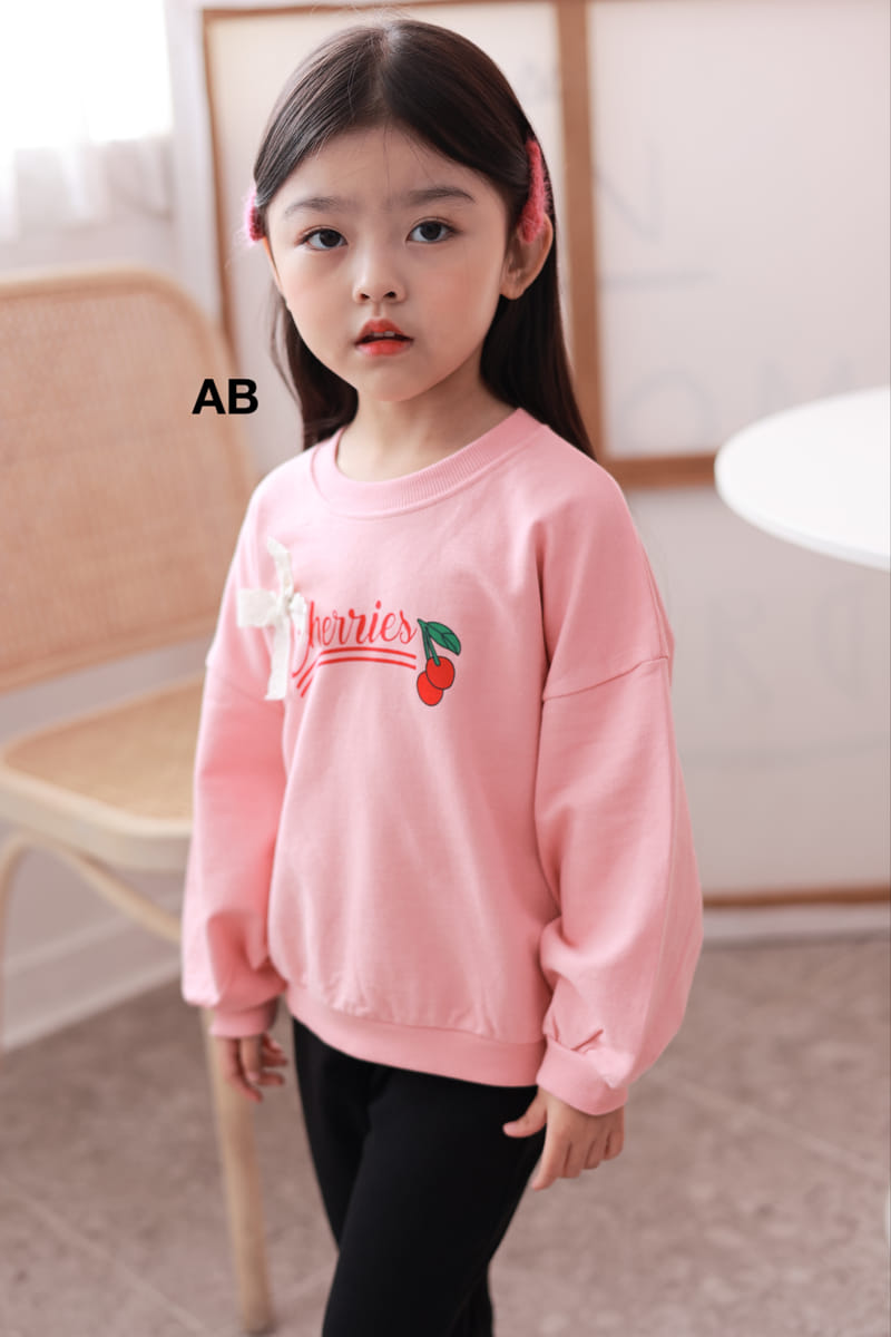 Ab - Korean Children Fashion - #magicofchildhood - Cherry Sweatshirt - 3