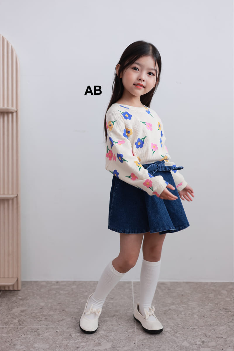 Ab - Korean Children Fashion - #minifashionista - Flower Sweatshirt - 9