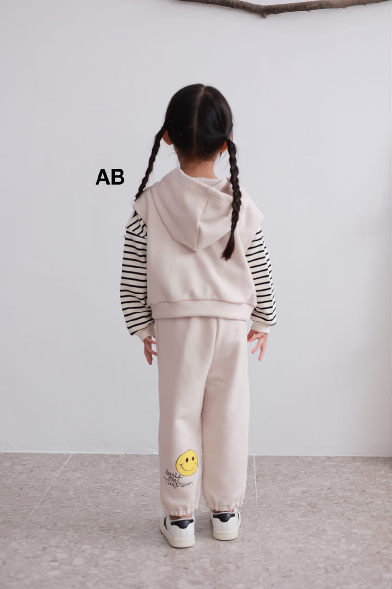 Ab - Korean Children Fashion - #minifashionista - Happy Hoody Set - 8