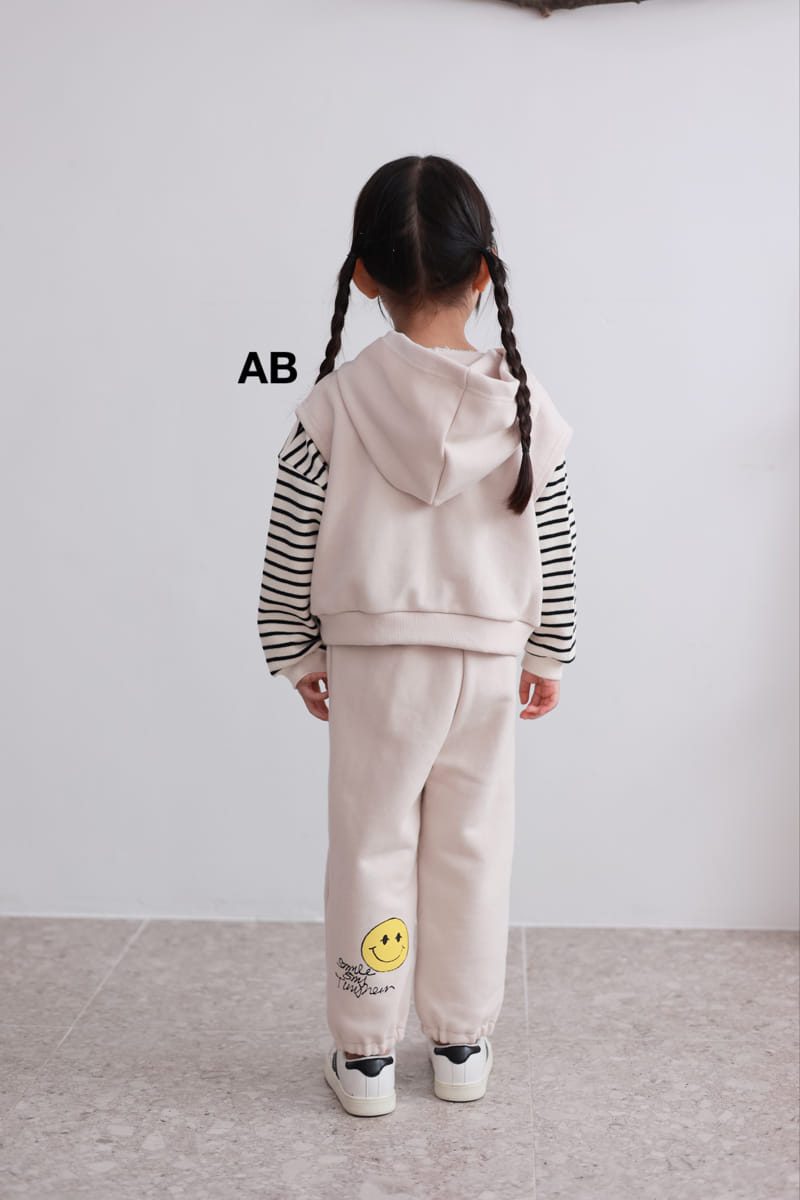 Ab - Korean Children Fashion - #prettylittlegirls - Happy Hoody Set - 9