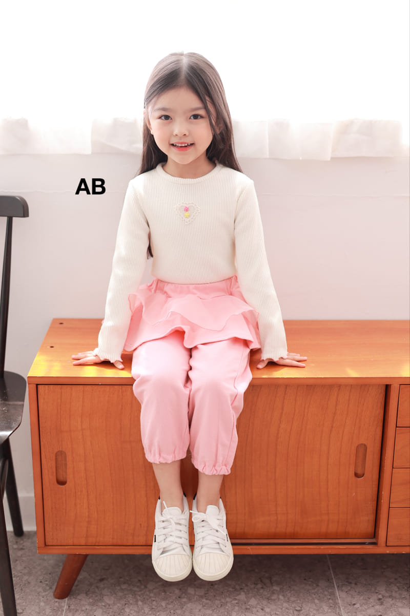 Ab - Korean Children Fashion - #prettylittlegirls - Nal Rib Tee - 4