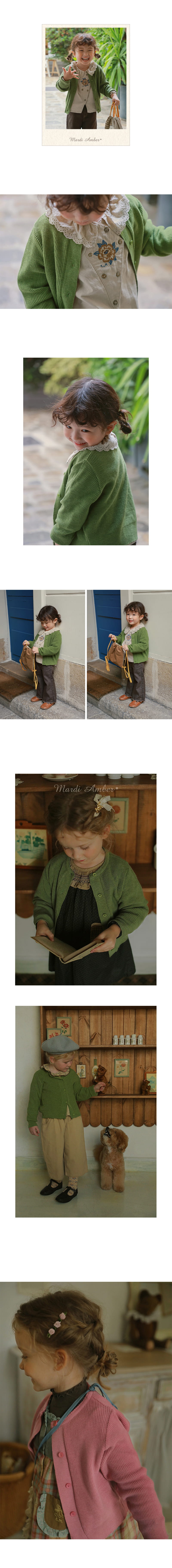 Amber - Korean Children Fashion - #kidsstore - Lody Knit Cardigan - 2