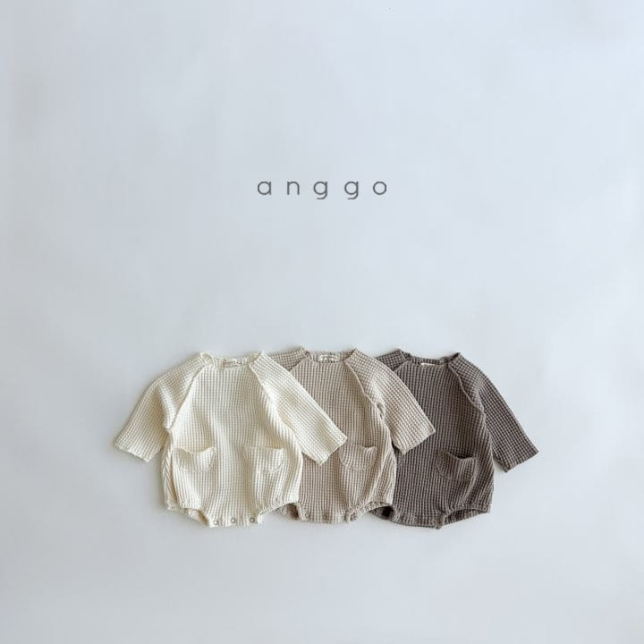 Anggo - Korean Baby Fashion - #babyfashion - Bebe Croiffle Bodysuit - 10