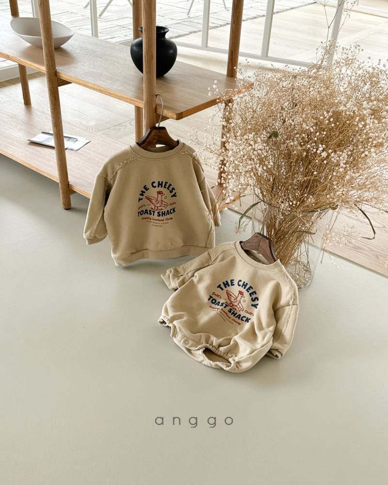 Anggo - Korean Children Fashion - #childofig - Cheese Sweatshirt - 5
