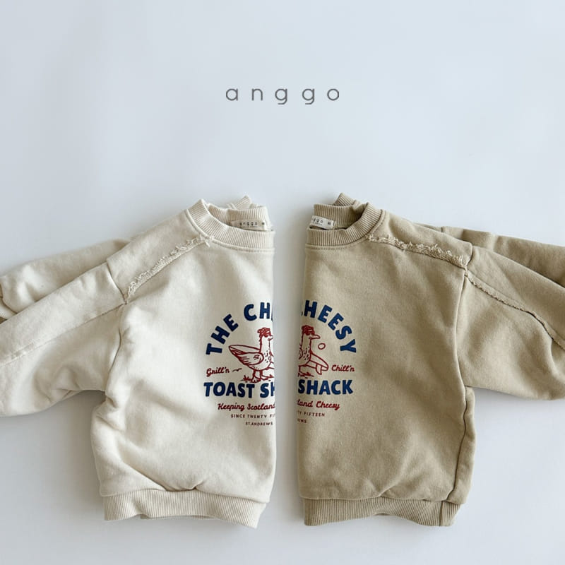 Anggo - Korean Children Fashion - #designkidswear - Cheese Sweatshirt - 7