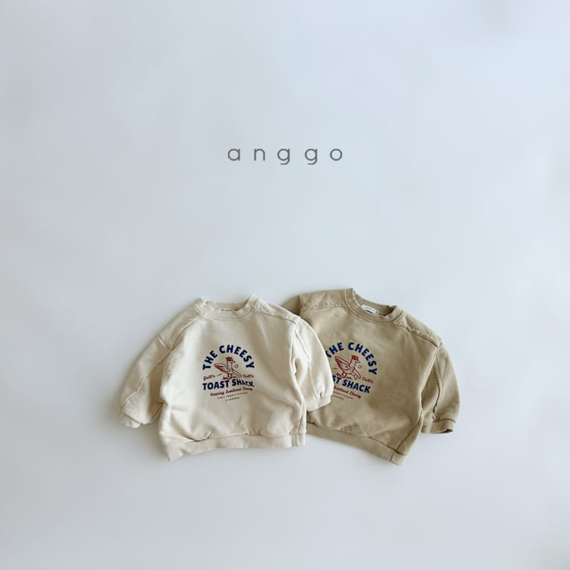 Anggo - Korean Children Fashion - #kidsshorts - Cheese Sweatshirt - 10
