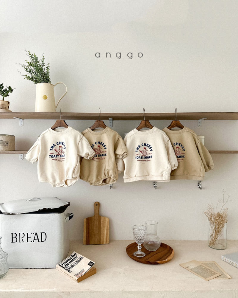 Anggo - Korean Children Fashion - #prettylittlegirls - Cheese Sweatshirt