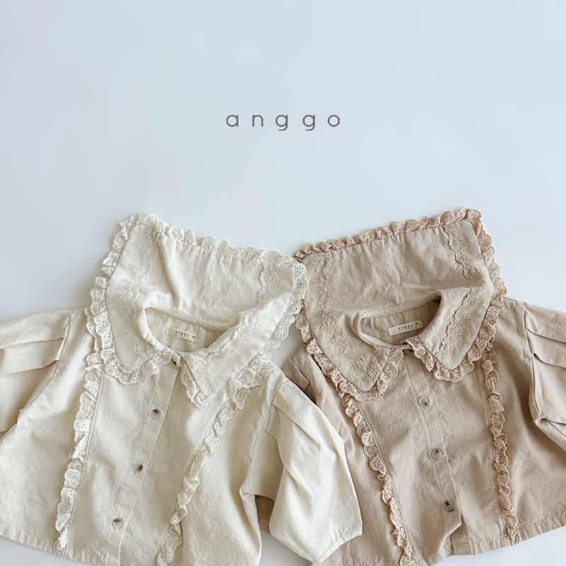 Anggo - Korean Children Fashion - #prettylittlegirls - Cream Blouse - 8