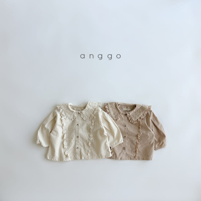 Anggo - Korean Children Fashion - #toddlerclothing - Cream Blouse - 10