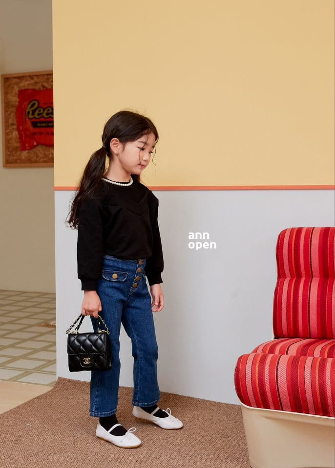 Ann Open - Korean Children Fashion - #childofig - Coco Twist Sweatshirt - 8