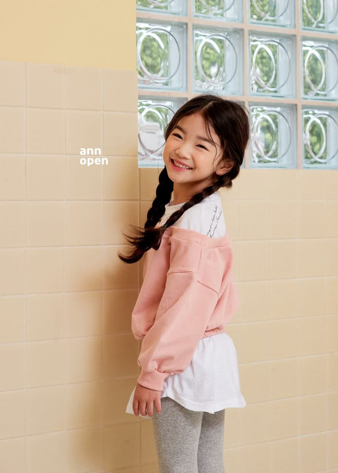 Ann Open - Korean Children Fashion - #childofig - Pretty Unbal Long Tee - 6