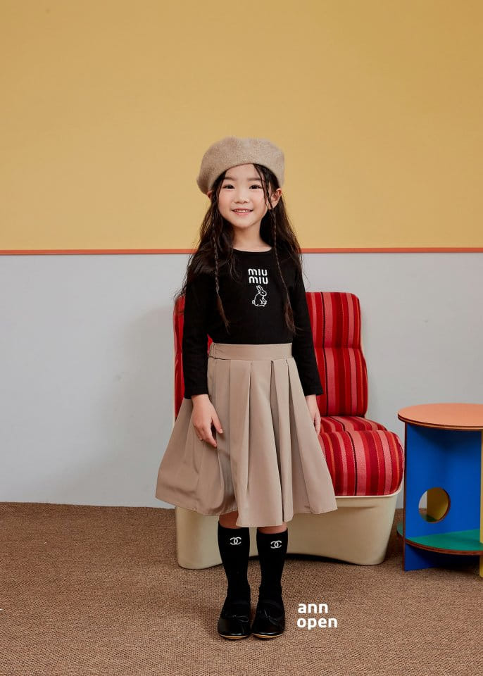 Ann Open - Korean Children Fashion - #stylishchildhood - Hepburn Skirt - 4