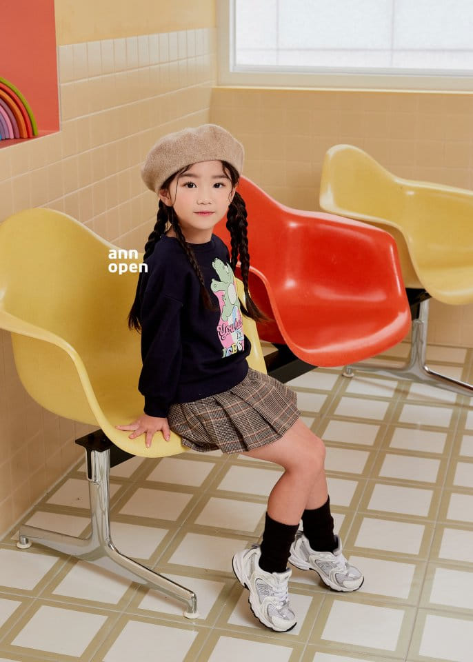 Ann Open - Korean Children Fashion - #childrensboutique - Together Bear Sweatshirt - 10