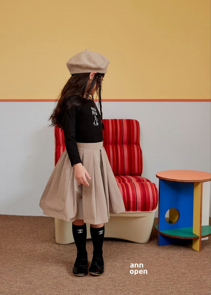 Ann Open - Korean Children Fashion - #childrensboutique - Hepburn Skirt - 5