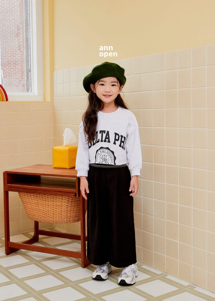 Ann Open - Korean Children Fashion - #littlefashionista - Delta Crop Sweatshirt - 5