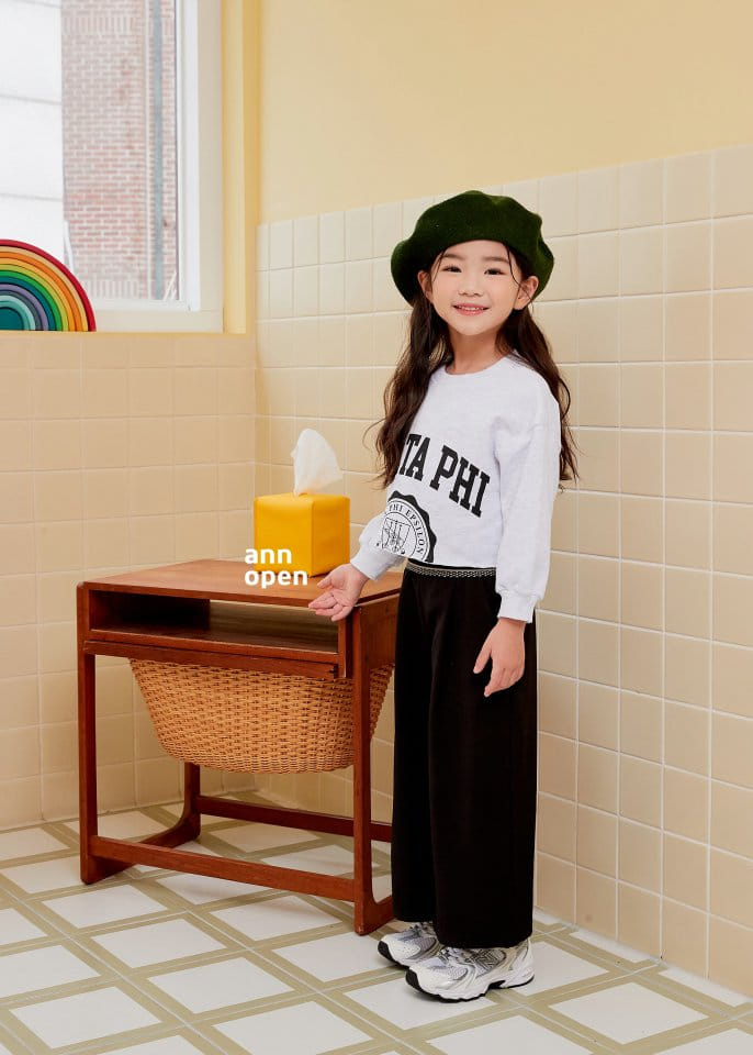 Ann Open - Korean Children Fashion - #magicofchildhood - Delta Crop Sweatshirt - 6