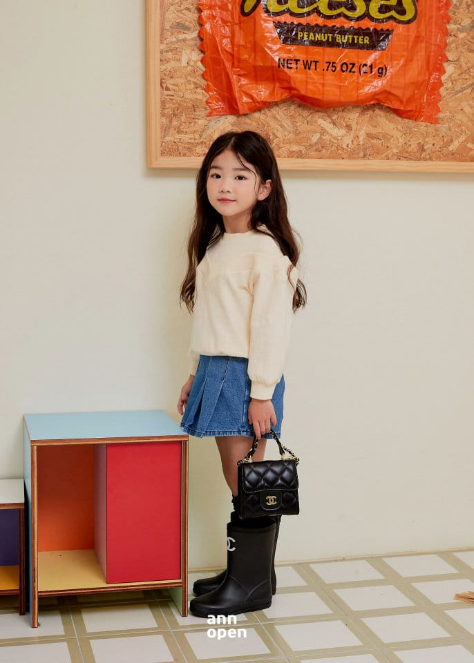 Ann Open - Korean Children Fashion - #magicofchildhood - Coco Twist Sweatshirt - 2