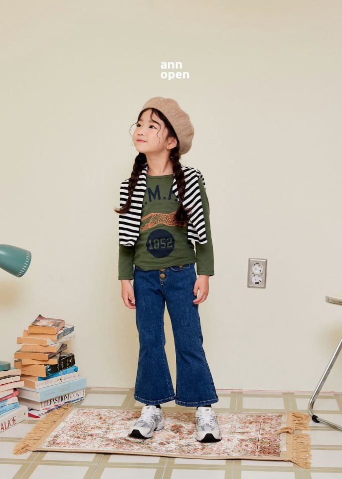 Ann Open - Korean Children Fashion - #minifashionista - Cheetah Daily Tee - 2