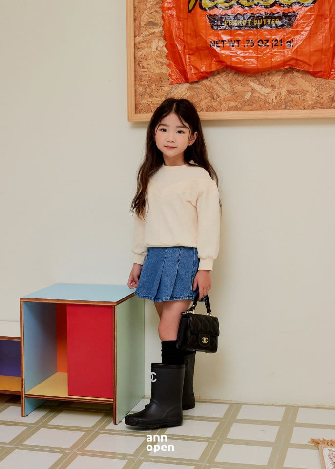 Ann Open - Korean Children Fashion - #minifashionista - Coco Twist Sweatshirt - 4