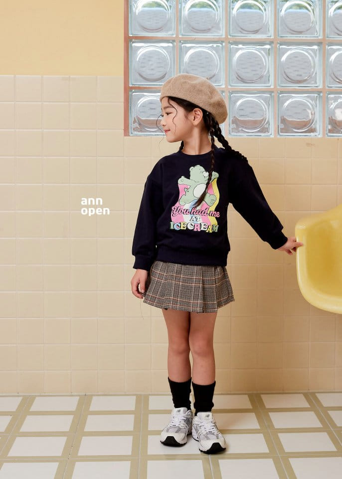 Ann Open - Korean Children Fashion - #stylishchildhood - Together Bear Sweatshirt - 8