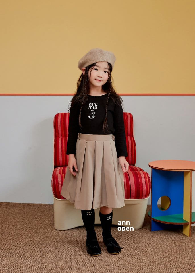 Ann Open - Korean Children Fashion - #todddlerfashion - Shushu Rabbit Tee - 2
