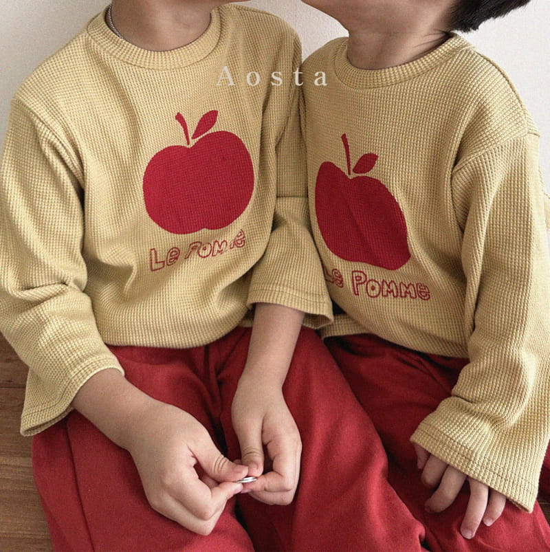Aosta - Korean Children Fashion - #Kfashion4kids - Apple Tee - 6
