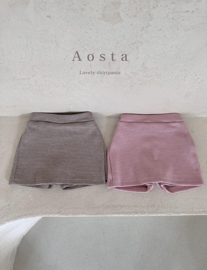 Aosta - Korean Children Fashion - #childofig - Atelier Skirt Pants - 2
