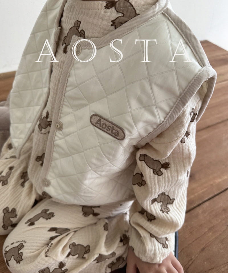 Aosta - Korean Children Fashion - #childofig - Revresible Vest - 12