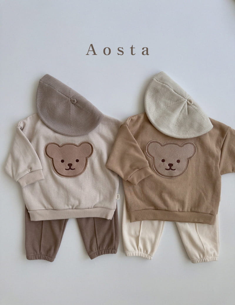 Aosta - Korean Children Fashion - #designkidswear - Boodle Bear Sweatshirt - 10