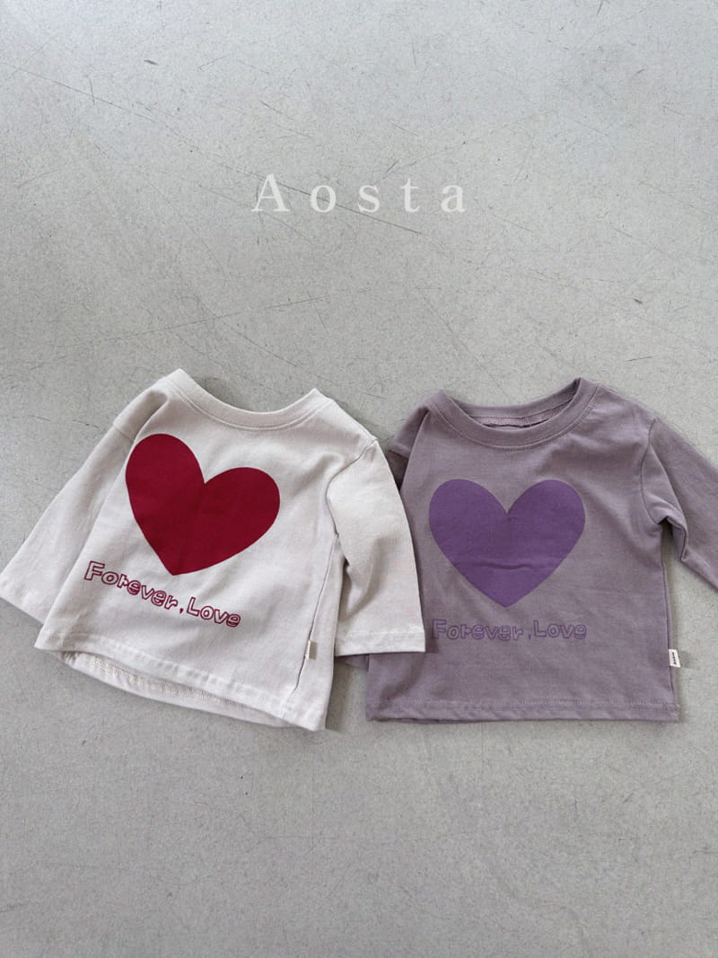 Aosta - Korean Children Fashion - #designkidswear - Heart Tee - 3