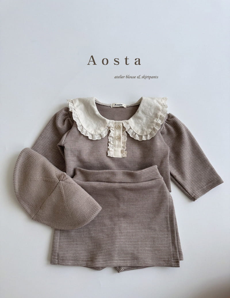 Aosta - Korean Children Fashion - #discoveringself - Atelier Skirt Pants - 5