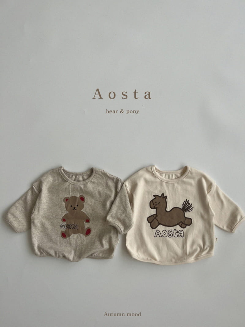 Aosta - Korean Children Fashion - #discoveringself - Ponny Bear Tee