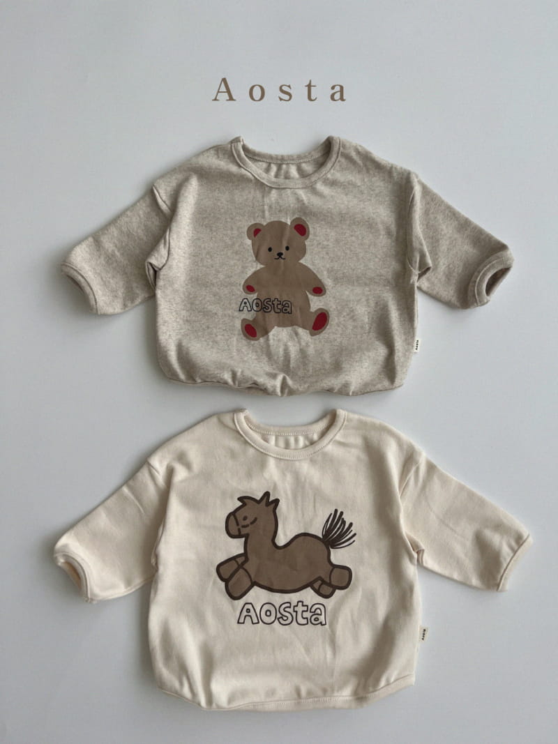 Aosta - Korean Children Fashion - #fashionkids - Ponny Bear Tee - 2